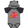 thumbnail image 3 of Inktastic Pink Aloha Palm Girls Baby Bodysuit, 3 of 5