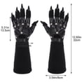 thumbnail image 3 of Yvsxxv 1 Pair Black Plush Wolf Claw Gloves Gloves & Mittens Festival Stage Performance Props for Halloween Special Events Daily Outfits, 3 of 7