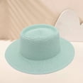 thumbnail image 2 of Duoif Unisex Round Dome Top Hat, Classic Bowler Hat for Men Women, Vintage Felt Formal Hat for Costume, Steampunk, And Daily Wear Mint Green, 2 of 4