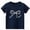 Navy, variant on YAYUBA T-Shirts for Girls 11-12 Cartoon Print Crewneck Back To School Short Sleeve T Shirt Top Fashion Funny Tees Preppy Girls Summer Tops T-Shirts, 5-6 Years, Navy