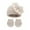 Toddlers Hats, Scarves & Gloves Sets Beige, variant on Toddlers 2 Piece Hat & Glove Sets 0-6M Newborn Boys Girls Cute Chunky Knitted Thermal Warm Solid Color Bowknot Beanies Hats Mittens Gloves Set
