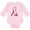AD-Pink, variant on Inktastic Baseball First Birthday One Year Old Boys or Girls Long Sleeve Baby Bodysuit