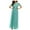 Green, variant on Winter Saving Wedding Guest Dresses for Women Formal Spring And Summer Round Neck Sequin Dress Short Sleeves Large Dress