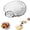 1pc, variant on Glass Shell-Shaped Dumpling Plate, Glass Shell Dumpling Tray with Sauce Plate Snack Dessert, Dumplings Storage for Home Kitchen Use and Weddings,2pcs
