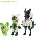 thumbnail image 3 of Juguetes de peluche Kawaii de Pokémon Sprigatito, Fuecoco, Quaxly, lindos animales de peluche de Anime, Scorbunny, Cinderace, muñecos de peluche, regalos para festivales, 3 of 5