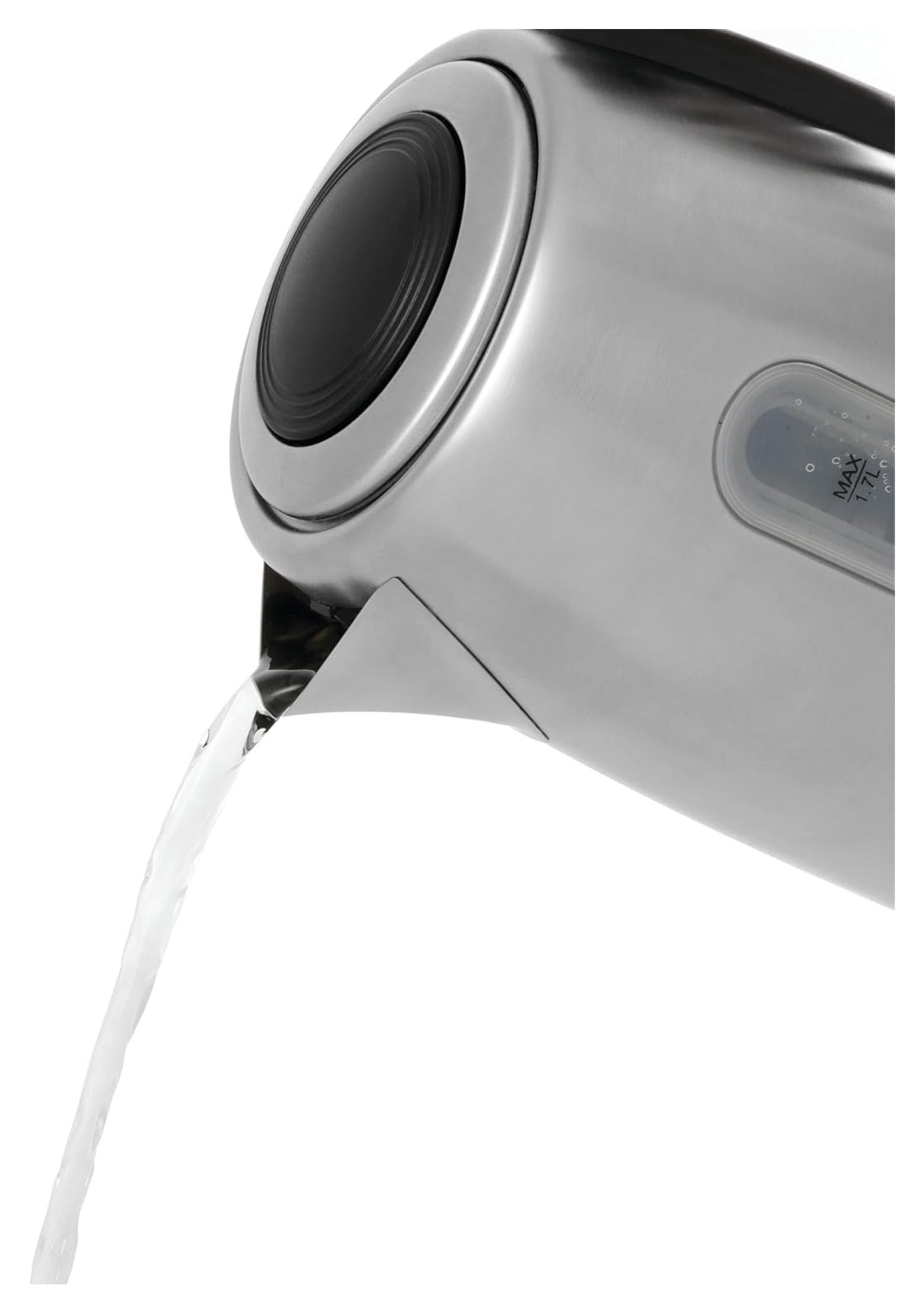 Stainless Steel Electric Kettle, 1.7 Liter Cordless Water Boiler
