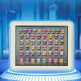 thumbnail image 5 of Danhjin Kids Tablet, Boys Learning Pad with LED Screen Educational Toy for Alphabet Numbers Math, Interactive Electronic Toy for Early Development, 5 of 7