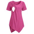 thumbnail image 1 of Julyccc Womens Maternity Irregular Hem Nursing Tunic Tops, 1 of 5