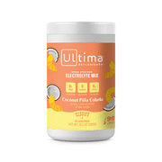 Ultima Replenisher Hydration Electrolyte Powder- Keto & Sugar Free- Feel Replenished, Revitalized- Naturally Sweetened- Non- GMO & Vegan Electrolyte Drink Mix- Coconut Pia Colada, 90 Servings