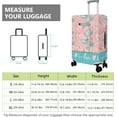 thumbnail image 6 of Travel Luggage Cover Suitcase Girl Protector Storage Fits 18-32 Inch Luggage Flower Luggage Protector Wheel Covers Patterned Travel with Pocket Elastic Luggage Anti-scratch Suitcase Cover L, 6 of 6