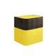 thumbnail image 1 of Bolsa de almacenamiento de gran capacidad con tapa | Organizador plegable de tela no tejida de 90 l para ropa, ropa de cama y juguetes | Diseño negro y amarillo, 1 of 6