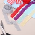 thumbnail image 5 of Lace Trim, 5 Yards 1/2 Inch Vintage Lace Ribbons for DIY Sewing Craft Gift Package Decoration Wedding Headbands Champagne, 5 of 7