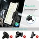 thumbnail image 4 of Soporte para teléfono de coche 3 en 1, soporte para teléfono de coc rabrisas por ventosa compatible con smartphone iPhone 6 7 8 X XR XS 11 Pro Max Samsung S9 S10 Plus (negro), 4 of 5