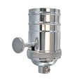 thumbnail image 3 of Royal Designs, Inc. On/Off Vintage Turn Knob Lamp Socket for Incandescent LED Bulbs, Polished Nickel, Set of 2, 3 of 7