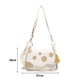 thumbnail image 2 of Bolso de mano con diseño de queso, sencillo, estilo occidental, con diseño diagonal debajo del brazo, bolso de hombro, 2 of 5