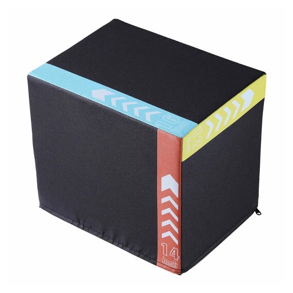 Plyometric Jump Box 3-in-1, 16/14/12 Inch - Cotton Plyo Box Platform