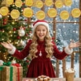 thumbnail image 6 of Fake Orange Slice Decorations,QZS Simulation Orange Slice Fall Garland,1Pack Portable Christmas Decorations for Doorway,Window, 6 of 6