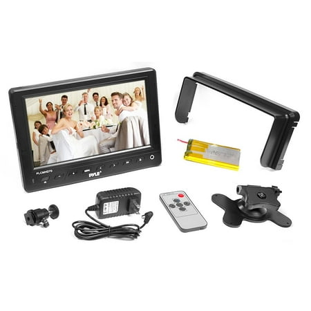 Pyle PLCMHD70 7-Inch HD Video On-Camera Field Monitor, HDMI, YPbPr, AV, Audio Inputs for Digital Cameras, Video and DSLR Cameras