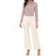 thumbnail image 2 of INSPIRAR CHIC Blusa de Oficina Elegante con Cuello de Lazo de Manga Larga para Mujeres XL Rosa, 2 of 5