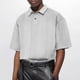 thumbnail image 1 of pstuiky camisetas para hombre, Camiseta informal holgada de punto con botones, manga corta y cuello vuelto para hombre, de color liso camisas casuales para hombre s, 1 of 6