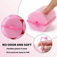 thumbnail image 7 of NOGIS 18 PCS Pink Foam Sponge Hair Rollers Flexible Hair Styling Curlers 40 mm Large Size Soft Sponge Curlers Tools for DIY Hair Styling, 7 of 7