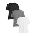 thumbnail image 1 of Lot de 3 à 6 T-Shirts Sans Étiquette à Col Ras du Cou pour Hommes en Coton 100 %, 1 of 20