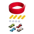 thumbnail image 1 of Pista de carreras flexible, portátil, enrollable con ventosas, pistas flexibles para autos, bricolaje Rojo, 1 of 9