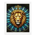 thumbnail image 5 of Paint By Numbers Kit for Adults Beginner - DIY Stained Glass Lion Majesty Canvas Painting Kits for Adults, Frameless Paint By Number for Adults for Home Wall Decor 16x20 Inch, 5 of 7