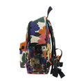 thumbnail image 4 of FORMRS School Backpack with Front Zippered Pocket 12" Student Travel Daypack, Large Colorful Flowers Pattern, 4 of 6