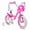 Pink, variant on Costway 16 Inches Girls Bike with Front Bag, Children Training Bicycle for 4-7 Years Old Pink