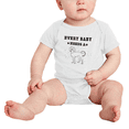 thumbnail image 2 of Every Baby Needs A Afador Dog Funny Baby Jumpsuits For Boy Girl 0-3 Months, 2 of 5