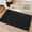 Black, variant on FloorHug Indoor Doormat 20"x32", Soft and Absorbent Door Mat Non-Slip, Dirt Trapper Mat Door Mats Low Profile Floor Mat Machine Washable for Entrance, Inside, Kitchen, Front Back Door, Grey