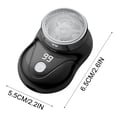 thumbnail image 3 of Electrodomésticos Afeitadora recargable por USB Mini afeitadoras faciales portátiles Máquina de afeitado en seco y húmedo de tamaño pequeño para hombres un ventilador, 3 of 5
