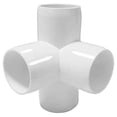 thumbnail image 3 of 4Way 1/2 in Tee PVC Fitting Elbow - Build Heavy Duty PVC Furniture - PVC Half Inch Elbow Fittings [Pack of 12], 3 of 4