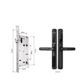 thumbnail image 1 of Tuya App Waterproof Smart Door Lock Aluminum Biometric Lock Fingerprint Door Handle Digital Keyless Lock For Glass Sliding ,More Secure, 1 of 7