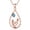 7_Rose Gold, variant on Boho Turquoise Necklace S925 Sterling Silver Moon Phase Sun Cactus Western Turquoise Jewelry Birthday Christmas Day Gifts for Women