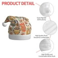 thumbnail image 4 of KLL Christmas Hats for Adults Plush Colorful Owls Print Santa Hat Xmas Fluffy Santa Claus Hat for Women Men, 4 of 6