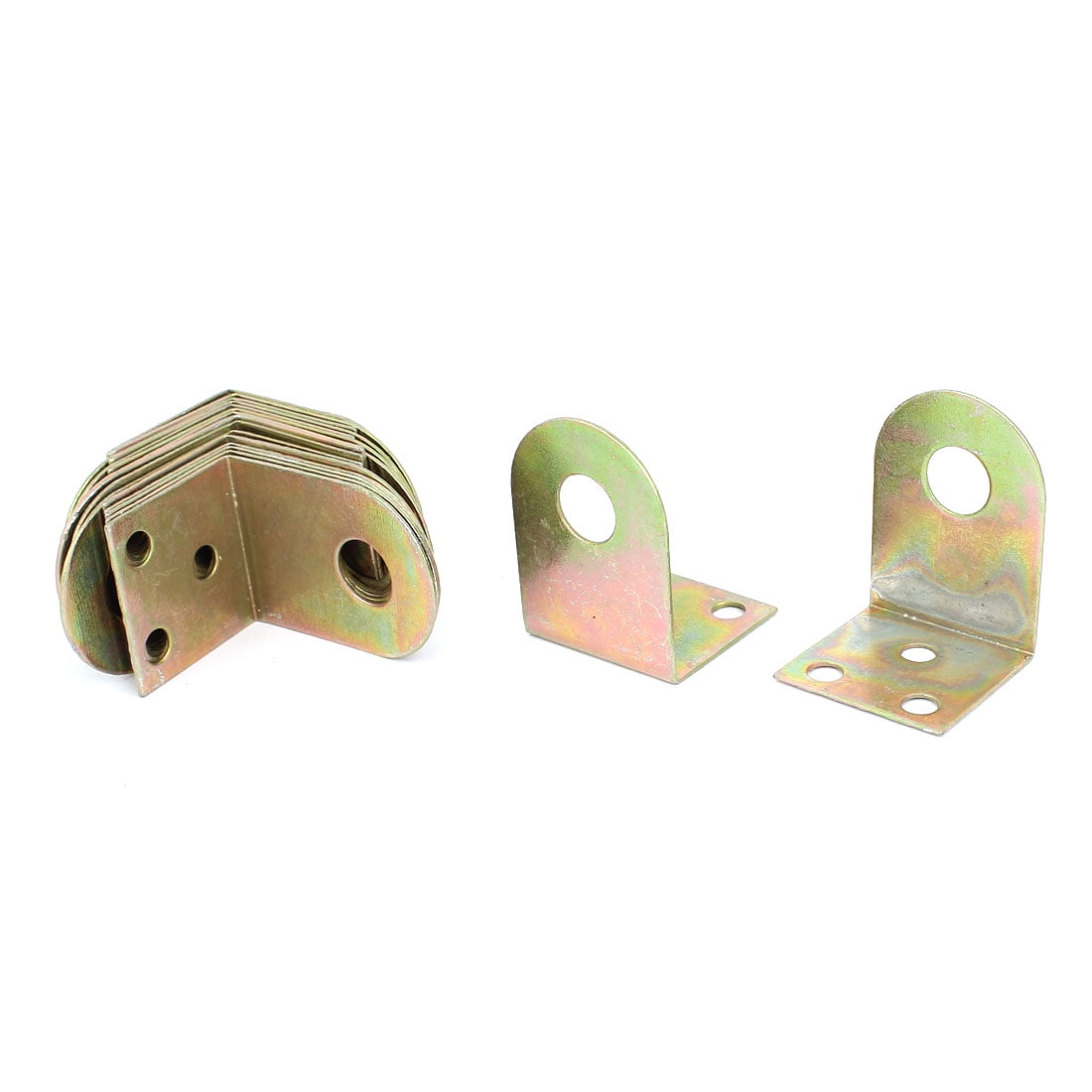 Uxcell 34mm x 24mm 90 Degree Metal Right Angle Shelf Support Brackets