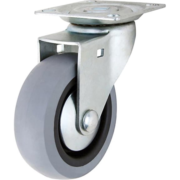 3 in. TPU Swivel Caster, Grey