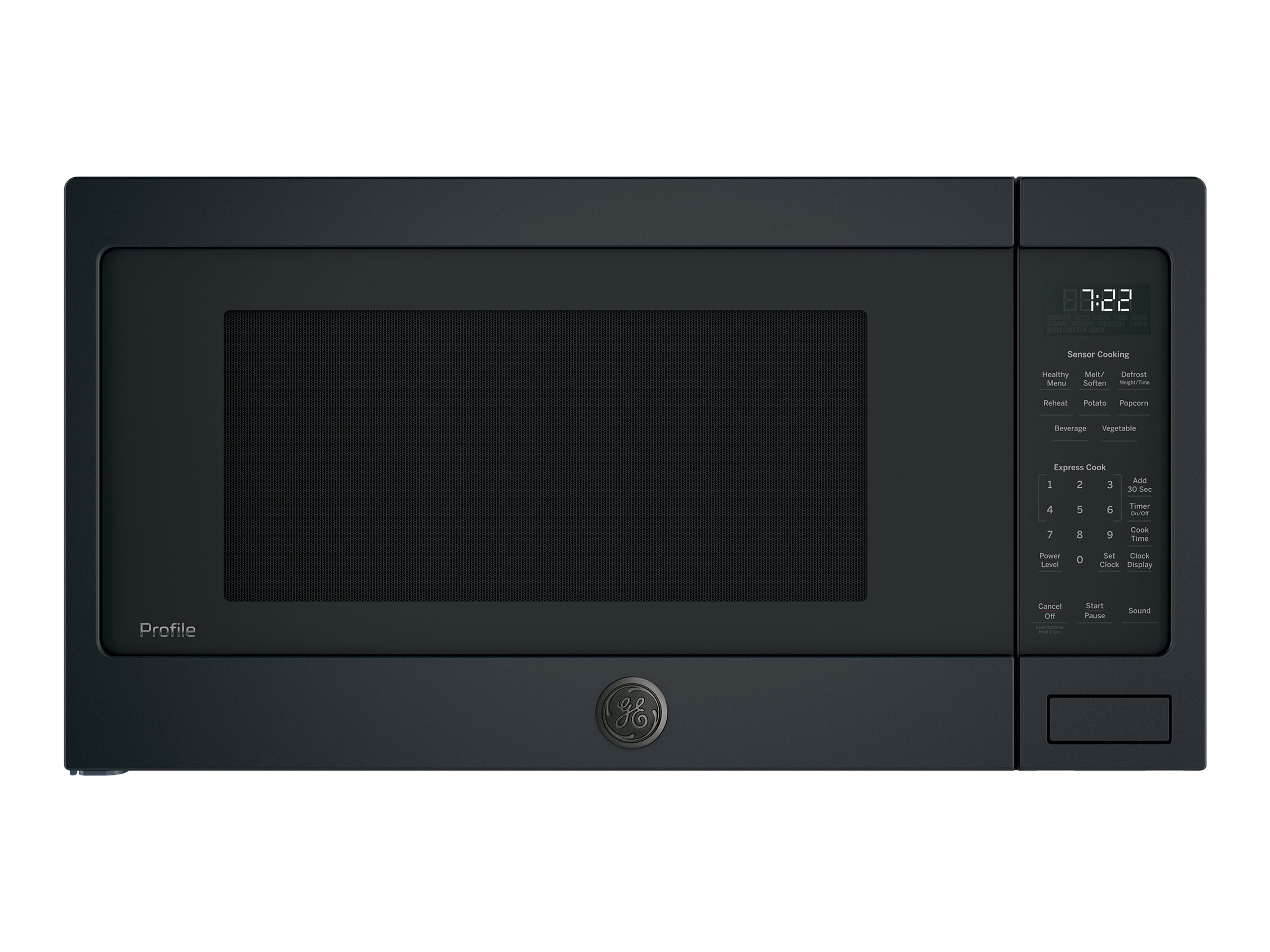 ge 1100 watt microwave black