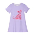 thumbnail image 3 of RXIRUCGD 2025 Vêtements d'Été pour Enfants 3-12 Ans Mode Imprimée Pyjama Rêveur Mi-Mollet Chemise de Nuit, 3 of 3