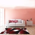 thumbnail image 4 of LBaiet SD761R35 3 x 5 Pi. Maybelle Shag Zone Tapis&44; Rouge, 4 of 6