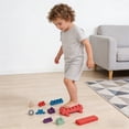 thumbnail image 6 of Jollyzo 80PCS Soft Rubber Building Blocks Set, Baby Early Learning Educational Toys, Safe Silicone Building Blocks for 6+ Months, Montessori Sensory Toys for Toddlers, Kids STEM Construction Toys, 6 of 6