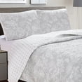 thumbnail image 3 of Great Bay Home All-Season Reversible Reversible Quilt Set With Shams  (Twin, Emma - Grey), 3 of 4