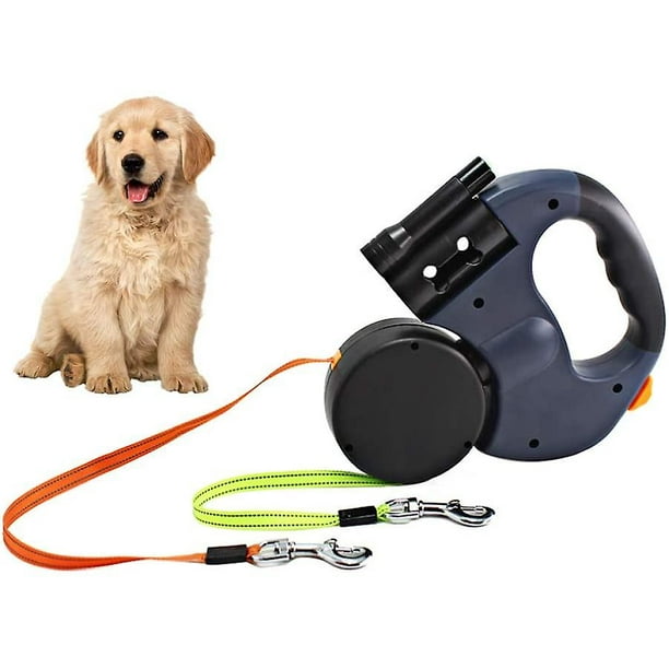 Double retractable leashes for dogs cheap