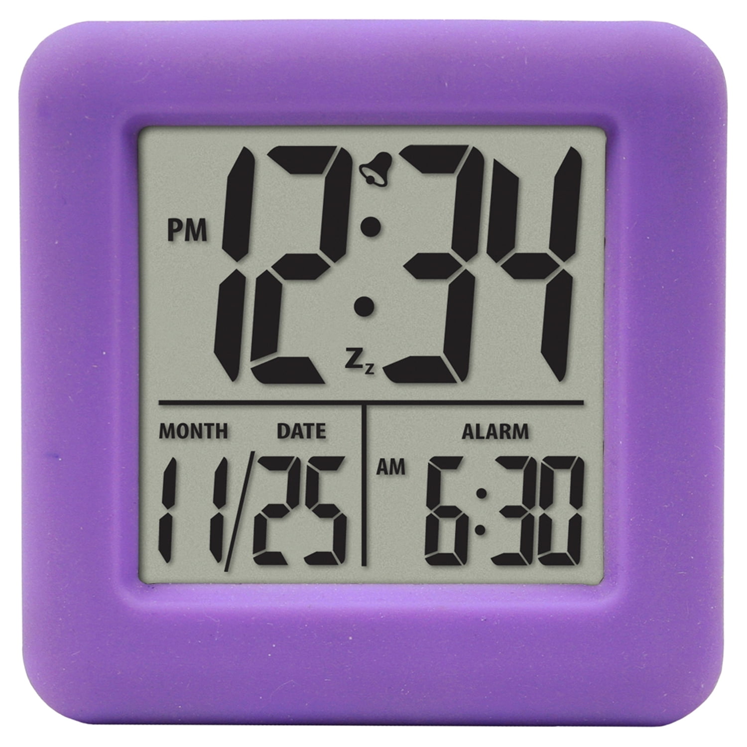 Equity by La Crosse Digital Cube Alarm Clock with On-Demand Backlight, 70909