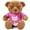10 in,Pink Clothes, variant on LotFancy 10 in Brown Teddy Bear Stuffed Animal Plush Toy with Clothes for Kids Girls
