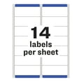 thumbnail image 6 of Avery Address Labels, Sure Feed, 1-1/3"x4", 350 Clear Labels (8662), 6 of 9