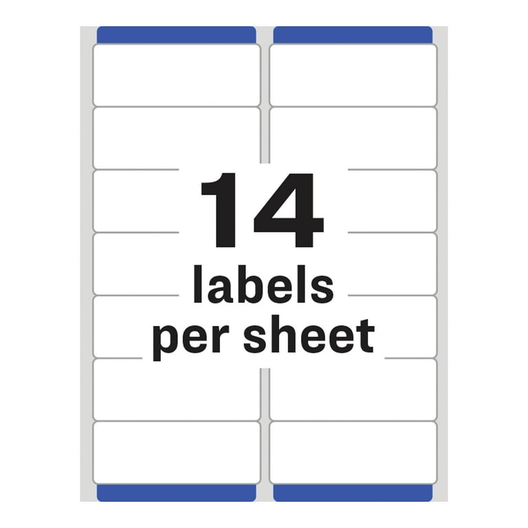 A4 Label Template 14 Per Sheet Sales www.oceanproperty.co.th