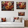 thumbnail image 4 of Designart "Sunrise over a Colorful Zinnias Field V" Floral Print on Natural Pine Wood, 4 of 5